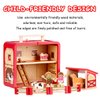 Udeas Wooden Construction Set Toys Animal Farm Toys with Wooden Figurines Storage Toys for Age 3+ Children