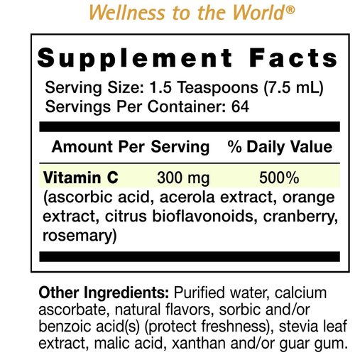 Eniva Liquid Vitamin C | Immune Formula | Orange Citrus Flavor | All Naturally Sourced from Acerola Berries, Oranges, Cranberry, Rosemary | Sugar Free | Low-Carb & Keto Approved | 2 Month Supply