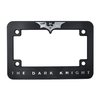 LP Frameworks The Dark Knight 3D Raised License Plate Frame | 1 Pack Motorcycle License Plate Cover | Universal US Motorcycle Black License Plate Holder | Auto Accessories (Motorcycle) (Chrome)