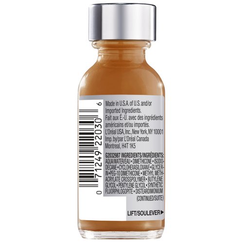 L'Oreal Paris Makeup True Match Super-Blendable Liquid Foundation, Deep Warm W9.5, 1 Fl Oz,1 Count