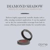 dome BEAUTY Diamond Eye Shadow - Vegan, Cruelty-Free Shimmer Eyeshadow, Easy-to-Blend Long-Lasting Eye Makeup, Paraben-Free, Sulfate-Free, Natural Metallic Eyeshadow - Precious Metal .07 oz