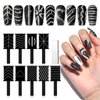 SAVILAND Cat Eye Magnet for Nails: 10PCS CatEye Gel Nail Polish Strong Nail Magnets Set 1000＋Styles Creation Magnetic Wand Quicker DIY Nail Art Tools for Enthusiasts Technicians Salon Home Studio