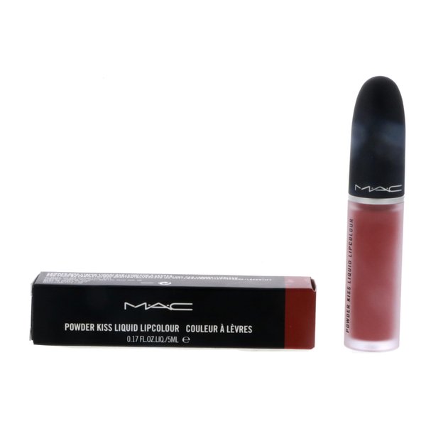 MAC Powder Kiss Liquid Lipcolour Lipstick - 989 Mull It Over (Dirty Peach) - 0.17 fl oz / 5 mL