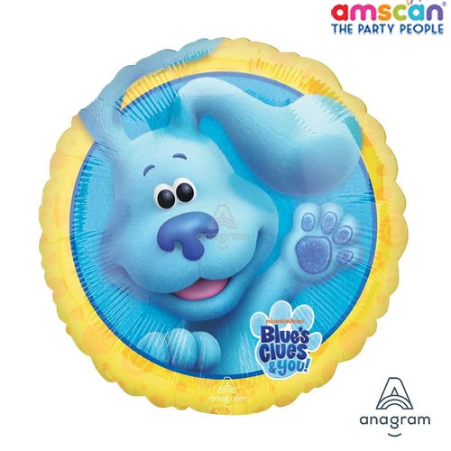 Blues Clues Party Supplies Foil Balloon Bouquet Decoration, Multicolored, Party Accessory, 1st Birthday