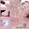 GAOY Jelly Glitter Gel Nail Polish Set of 6 Colors Including Pink Green Blue Gel Nail Kit for Nail Art DIY Manicure and Pedicure at Home