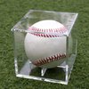 2 Pack Baseball Display Case - UV Protected Acrylic Holder for Display, Clear Display Case Baseball Box Memorabilia Showcase Autograph Ball Protector - Fits Official Size Ball (2 Pack)