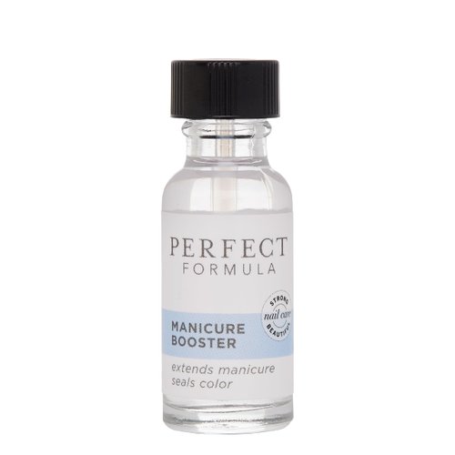 Perfect Formula Manicure Booster - Base and Top Coat Nail Strengthener, Keratin Nail Treatment - Nail Strengthener for Damaged Nails to use with Nail Polish - Made In The USA .60 fl oz.