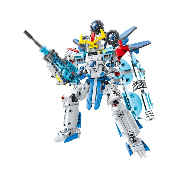 iM.Master STEM Academy: Mechanical Master - Cyborg Soldier - 641pcs - Bricks Model Mecha Figure, DIY Building Blocks Activity Set, Adjustable Joints