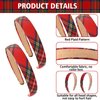 Headbands for Women,Headband Tartan Head Bands for Women's Hair Headbands for Girls Hairbands for Women's Hair Suitable for Summer Vacation, Gatherings by Seaside Party Headband Accessories 2Pcs