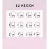 Lifextol Hot Pink Press on Nails Short Square Nails Press ons Short Fake Nails with Nail Adhesive Tabs, 24pc Reusable Acrylic Nails Press on Nails Short False Fingernails Artifitial Stick on Nails