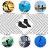OMGear Water Socks Neoprene Socks Beach Booties 3mm Scuba Diving Surfing Snorkeling Wetsuit Outdoors Socks Fin Swim Socks (3mm Low Cut/Grey, M(men 8-9,women 9-10)