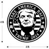 eDesign 2-Pack Take Back America Trump 2024 Sticker Decal Vinyl - 4 Inches - Trump Stickers 2024 for Car Truck Van Window Bumper Laptop Tablet Cup Tumbler Water Bottle and Any Smooth Surface