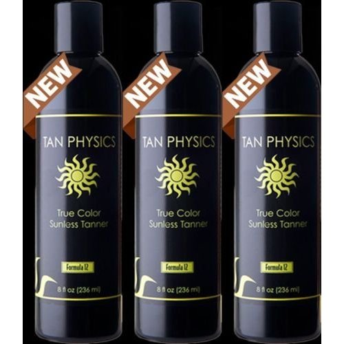 Tan Physics True Color Sunless Tanner, Pack of 3