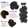 SilkSleek 12A Body Wave Bundles Human Hair 12 14 16 Inch 100% Unprocessed Brazilian Virgin Human Hair Quick Weave Bundles Glossy Hair Body Wave 3 Bundles Deals Raw Human Hair Extensions for Women