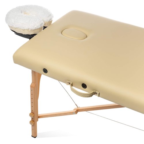 Saloniture Fleece Massage Table Face Cradle Cover - Facial Bed Headrest Pillow