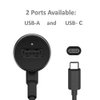 Turbo Fast 36W Car Charger Compatible with Microsoft Lumia 950 Dual SIM Plus Extra USB Port, Dual Power, Long USB-C, PD, Thunderbolt 3/4 Cable!