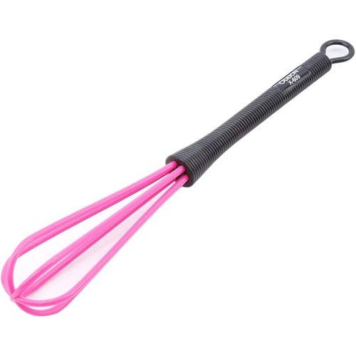 1Pc Rose Red Convenient Plastic Hair Dye Paste Stir Bar Salon Hairdressing Dye Handle Whisk Balloon Whip Mixer Hair Dyeing Stirrer Tool,Hair Color Mixing Bowls,Hair Coloring Products
