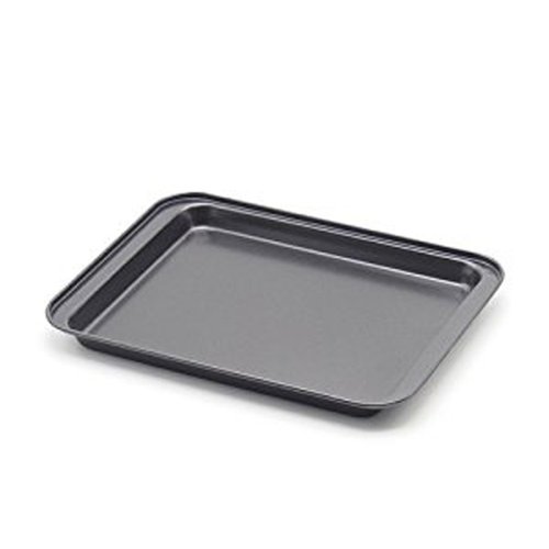 Little Small Baking Sheets Nonstick Set of 2 (9.5inch X 7.1inch) - SS&CC 8 Inch Nonstick Baking Toaster Oven Tray Cookie Sheets, 1 or 2 Person Household