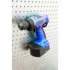 Menecor 5PCS Pegboard Drill Holder Pegboard Double Hooks Drill Hook for Drill,Accessories Bag,Other Power Tools etc