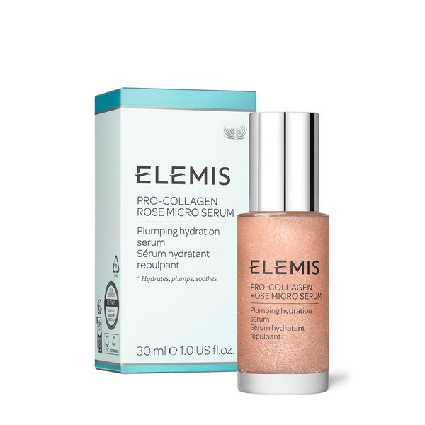 ELEMIS Pro-Collagen Rose Micro Serum | Hydration serum that plumps, soothes, and nourishes your skin while reducing fine lines & wrinkles.
