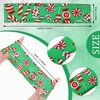18 Pieces Christmas Headbands for Women Christmas Candy Twisted Head Wrap Elastic Turban Headbands Christmas Hair Accessories Sports Sweat Wicking Headband Wide Knot Hair Bands Gifts for Girls Kids