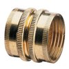Nelson 855744-1001 Industrial Brass Pipe and Hose Fitting with Dual Swivel for Male Hose to Male Hose, Double Female