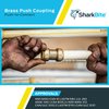 SharkBite 1/4 inch Coupling, Push to Connect Brass Plumbing Fitting, PEX Pipe, Copper, CPVC, PE-RT, HDPE, U004LFA