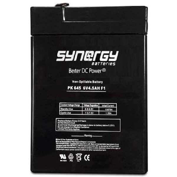 6 Volt 4.5 Ah Rechargeable Battery