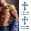 Aresvns Semi-Permanent Tattoo for men and women,Waterproof fake tattoos that look real and last long Christmas Gift Dark Blue