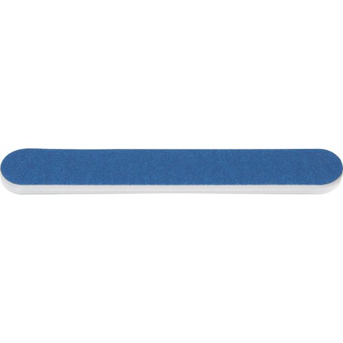 ForPro Professional Collection Mini Foam Board, Double-Sided Nail File, 220/320 Grit, 3.5” L x .5” W, Blue, 50-Count