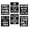 HOMANGA Inspirational Wall Art, Motivational Wall Art Posters, Quotes Dorm Decor for College Girls & Boys, Set of 6, Sayings For Ofiice Wall Decor, Canvas Prints 8x10 Inch Unframed