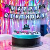 Video Game Happy Birthday Banner, Game Party Supplies Happy Birthday Banner Video Game Party Decorations Player Gaming Themed Party Decorations Assembled