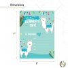 Desert Cactus Llama 3 (1) Happy Birthday Invitations Invite Cards (10 Count) With Envelopes Boys Girls Kids Party (10ct)