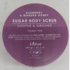 Ciroa, Sugar Body Scrub, BLUEBERRY & MANUKA HONEY, 21.2 oz, Soothe & Ground, Cruelty Free (600gr) Pack of One