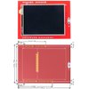 DIYmalls 2.4" inch TFT LCD Display Module ILI - 9341 Resistive Touchscreen 5V/3.3V 8-bit Parallel Interface w/SD Card Slot for Arduino Mega-2560