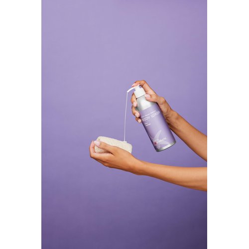 Plaine Products Returnable, Refillable Body Wash: Citrus Lavender 16 oz (Original with Pump)