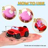 Jeep for Rubber Ducks, 3.5 Inch Jeep Toy Match Most 2 in Rubber Ducks, Jeep Toy for Jeep Dashboard Decorations Accessory Jeep Duck Collection Christmas Birthday Gifts(red)