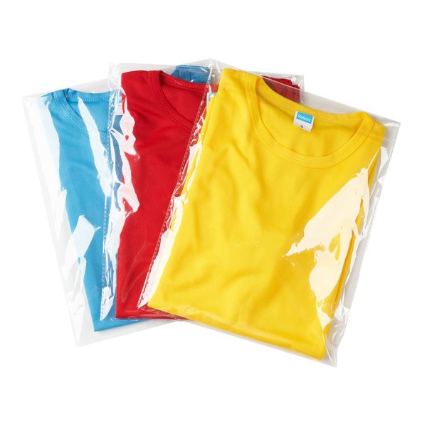 Volanic 50 PCS 12X16 Inch Clear Plastic Packaging Bags Thick Self Sealing OPP Cello Bag for Gift Wrappers