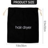 Hair Dryer Bags Drawstring Bag Container Hairdryer Bag Hair Travel Bag Hair Tools Travel Bag for Use at Home, Traveling, Guest Rooms,Bathroom and Hotels(Black)