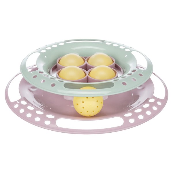 TRIXIE Junior Cat Activity Circle Track, Chase Track, Cat Toy, Interactive Toy