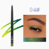 Greyghost Metallic Pencil Eyeliner, Upgrated Multichrome Eyeliner Pencil, Shifting Colors Metallic Eyeliner, Waterproof Colored Eyeliners Eyeliner Pencil Waterproof Smudge Proof (A04)