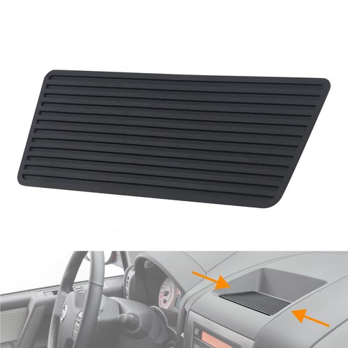 Titan Center Dash Bezel Rubber Mat Pocket Deck Compatible with Nissan Titan/Armada 2004-2015 Replaces 68263-7S000 68263-9FD0A Instrument Panel Lid Accessories