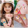 252+ PCS Glow Unicorn Princess Temporary Tattoo for Kids, 36 Sheets Rainbow Castle Candy Star Prince Fake Tattoos Sticker for Girls Boys, Luminous Birthday Magic Fairy Theme Party Favors Decoration