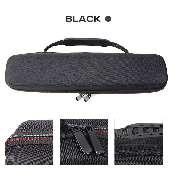 AONKE Travel Case for Hair Straightener Bag Hot Tools Curling Iron Travel Straightener Case Electric Hot Comb Flat Iron Hair Straight Styler (Black)