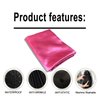 Pelocapa Salon Styling Capes for Clients, Hair Dye Cutting Capes with Elastic Hooks, Waterproof Light Weight Satin Sheen Styling Cape Barber Gown for Stylist, 63”*56”(Pink)