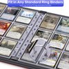 40 Pack 9 Pocket Page Protectors,720 Pockets Double Sided Card Holder Pages for a 3 Ring Binder, Card Protector Sheets Baseball Card Binder,Fit for MTG, TCG, Baseball Standard Cards