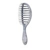 Wet Brush Speed Dry Hair Brush - Silver (Metallic Marble) - Vented Design and Ultra Soft HeatFlex Bristles Are Blow Dry Safe With Ergonomic Handle Manages Tangle and Uncontrollable Hair - Pain-Free