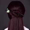 Lurrose Chinese Hair Stick Vintage Flower Hair Stick Japanese Wood Chopsticks for Women Girls Hair Styling