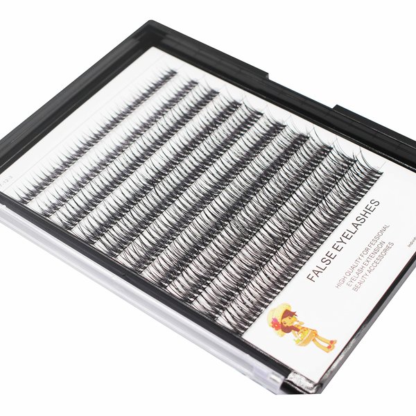 Bodermincer 400pcs 8-10-12-14-16mm Mixed/10-12-14-16mm Mixed Professional Makeup Individual Cluster EyeLashes Grafting Mink False Eyelashes Extension Individual Eyelash Bunche (8-10-12-14mm Mixed)