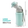 Travel Potty, Portable Elephant Leakproof Urinal Emergency Toilet Pee Bottle Cup Jar for Toddlers Kids Baby Boys and Potty Pee Training for Outdoor Car Travel Road Trip Camping Park Beach(Blue)